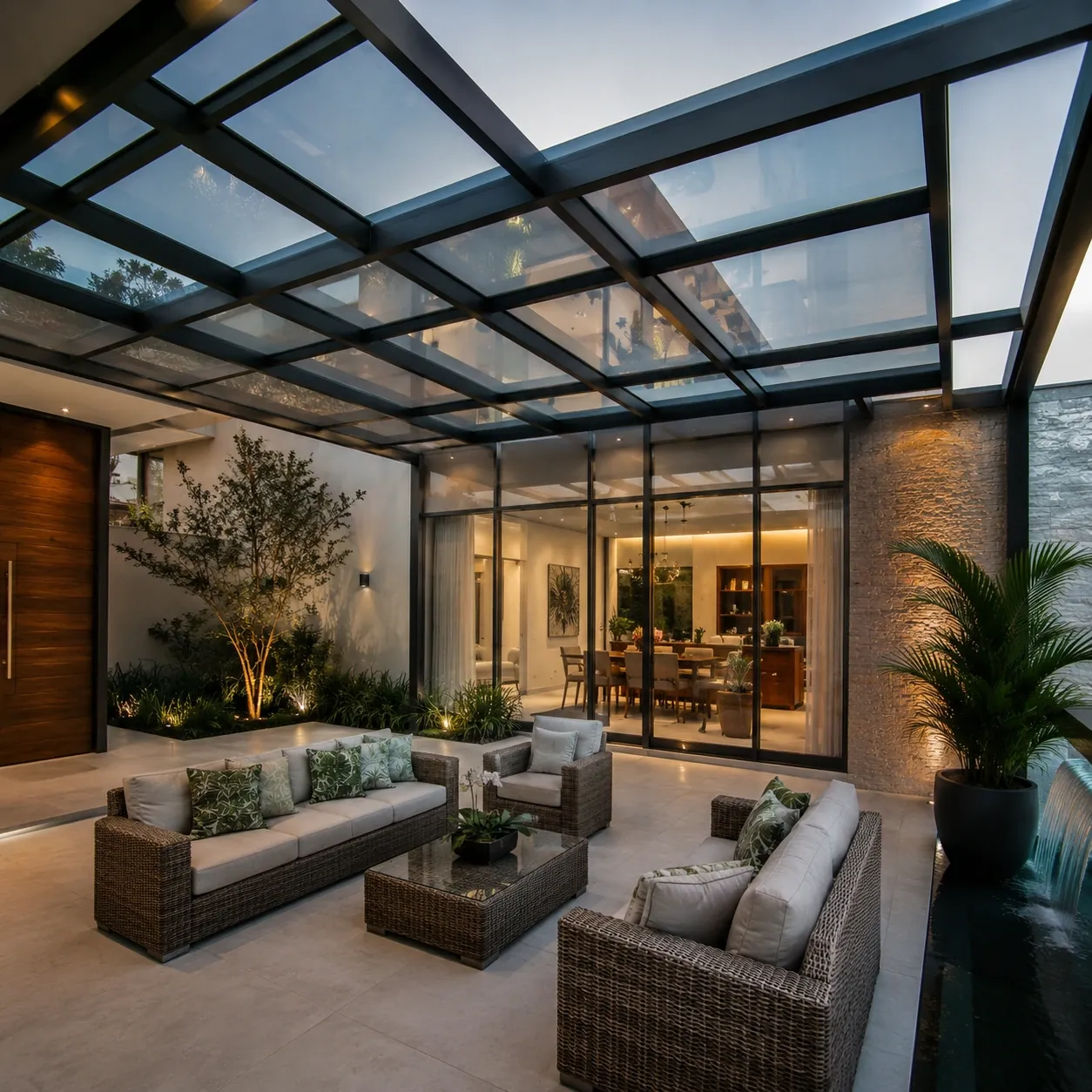 Imagem de Pergolado de Alumínio em projeto sob medida