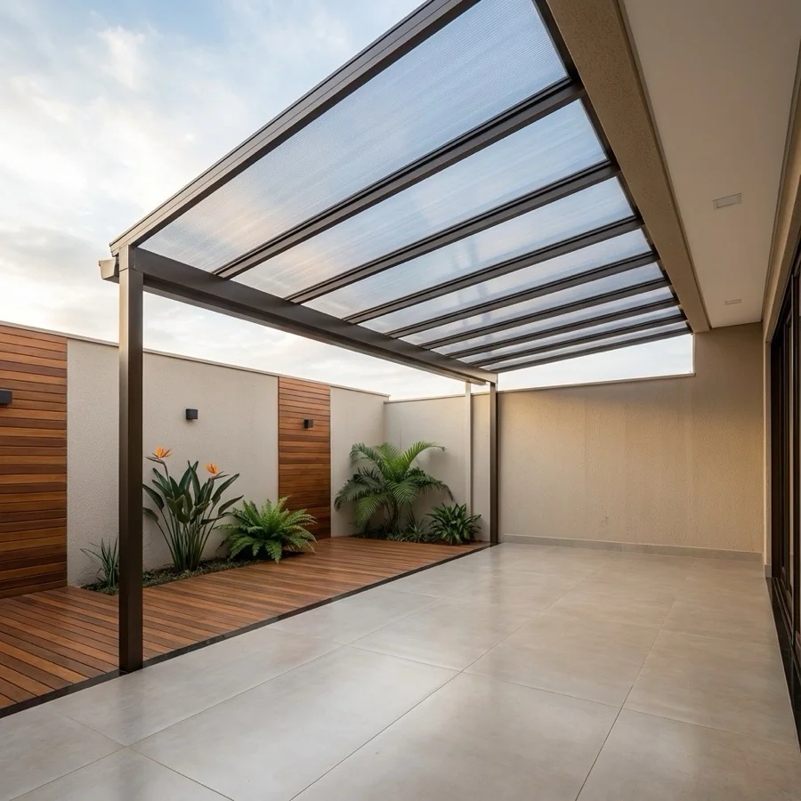 Cobertura de Policarbonato 7